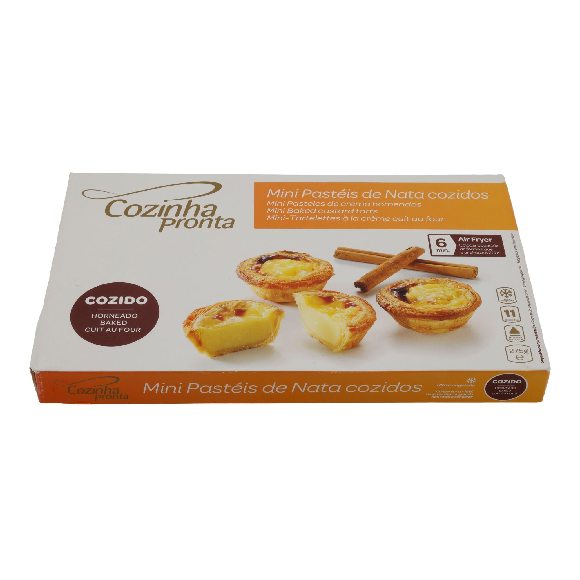 Puddingtörtchen Cozinha Pronta | Mini Pastéis de Nata | Tiefgefroren | 275 g COZINHA PRONTA